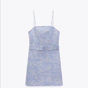 Floral Linen Printed Blend Dress